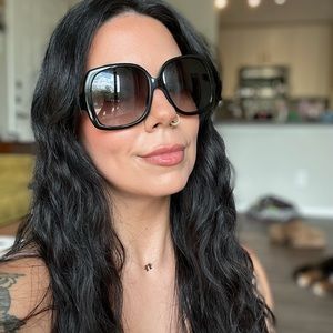 Salvatore Ferragamo Black sunglasses